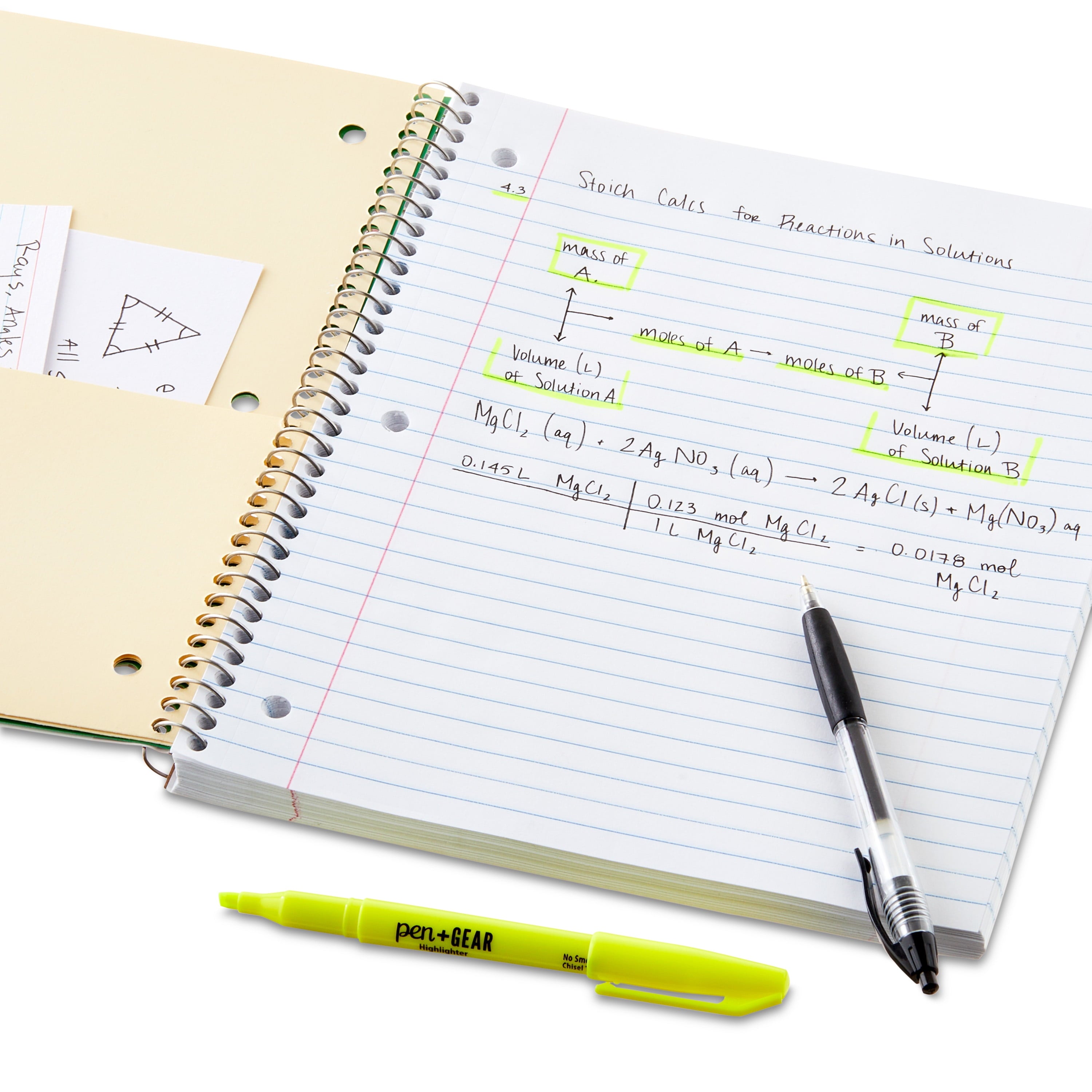 Wide Ruled 1-Subject Poly Notebook, Forest Green, 8.5" x 10.5", 100 Sheets - Image 5