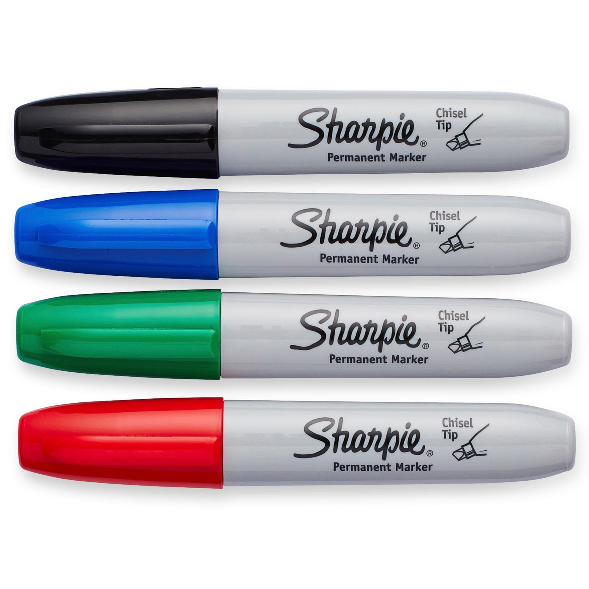 King Size Permanent Marker, Large Chisel Tip, Great for Poster Boards, Assorted, 4 Count - Image 2