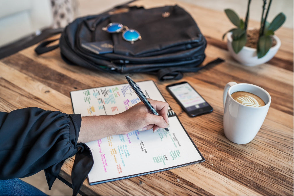 Rocketbook Core Smart Reusable Notebook, Dot-Grid, 32 Pages, 8.5" x 11", Blue - Image 5