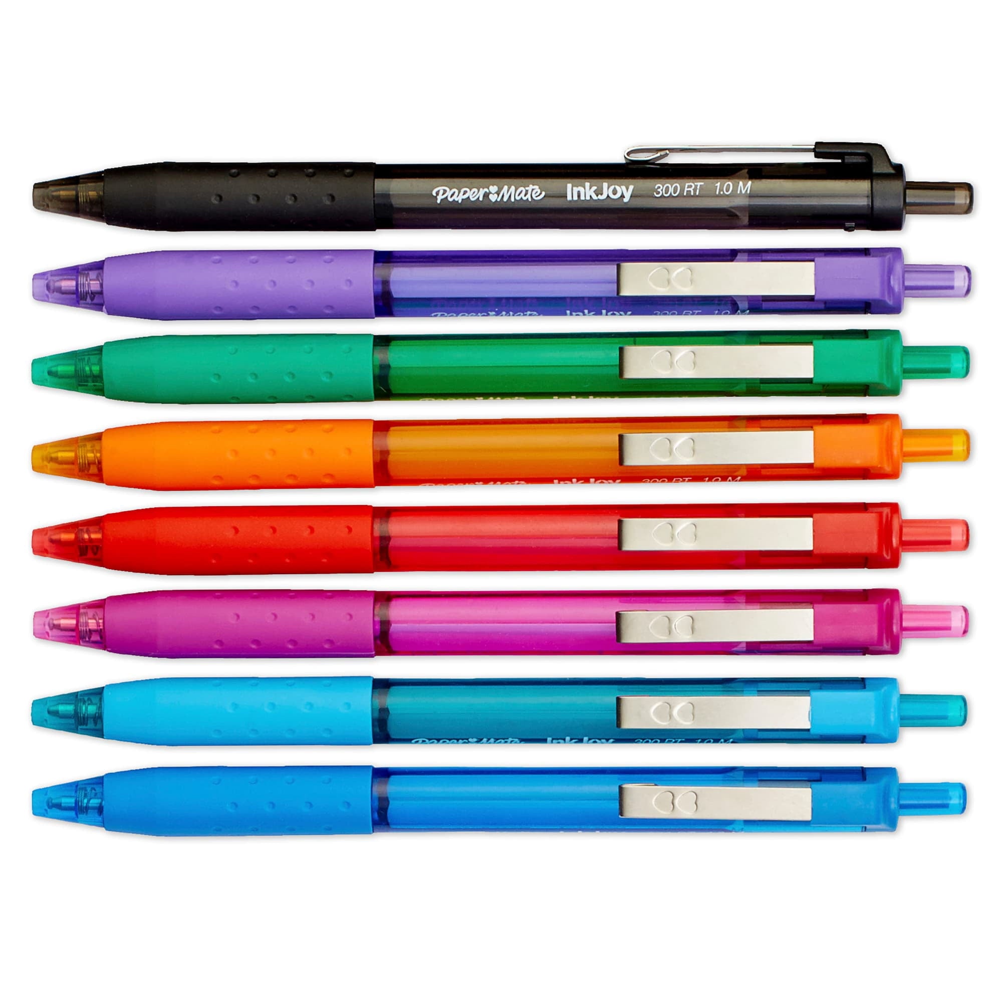 Paper Mate InkJoy Retractable Ballpoint Pen, 1.0 mm, Assorted Colors, 8 Count - Image 2