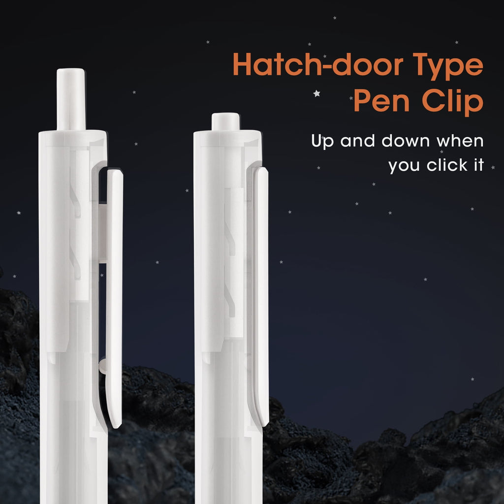 WRITECH Gel Pens Fine Point: 0.5mm No Smear & Smudge Black Ink Pen Click for Journaling Sketching Drawing Notetaking Retractable Extra Finep - Image 5