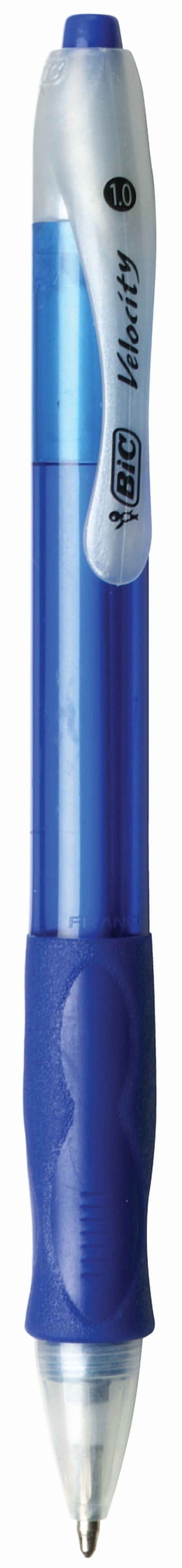 Velocity Medium Point 1.0 mm Retractable Ball Pen Set, Blue, 12-Pack - Image 2