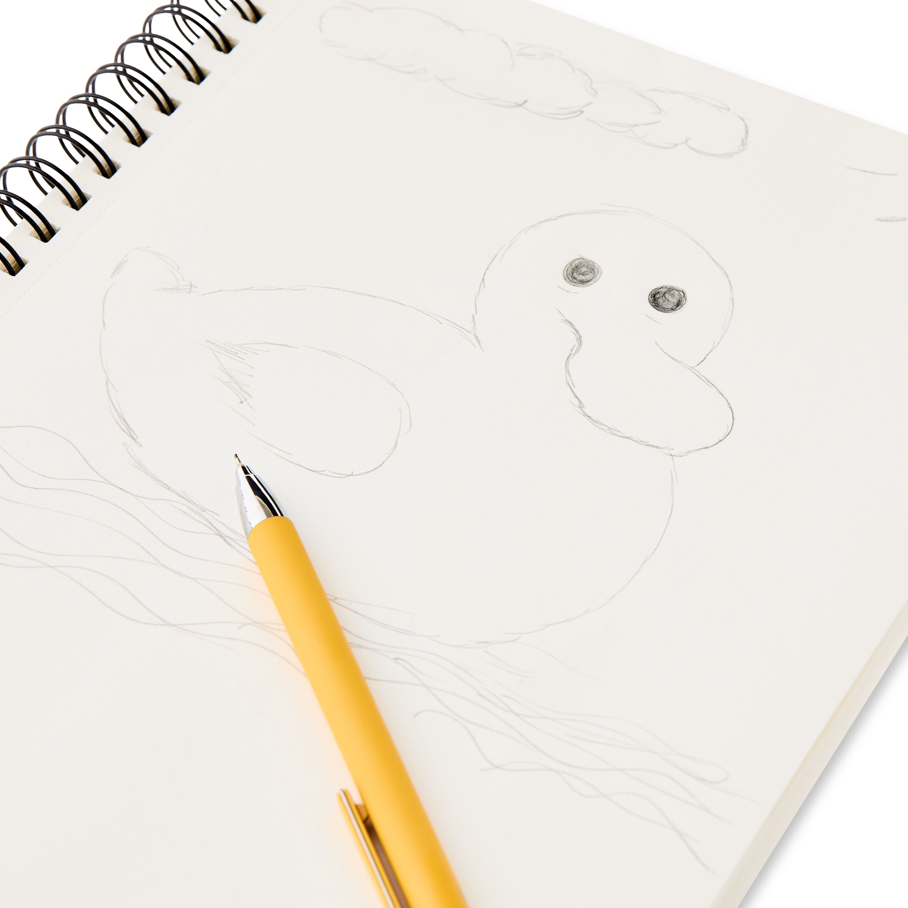 12" x 9" Spiral Sketch Book, 75 Sheets of White, Acid Free, Perforated Premium Drawing Paper - Image 5