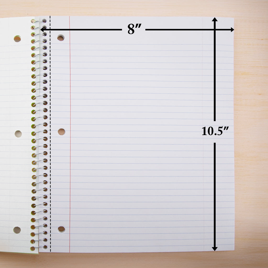 BAZIC C/R 70 Ct. 1-Subject Spiral Notebook [558] - Image 4