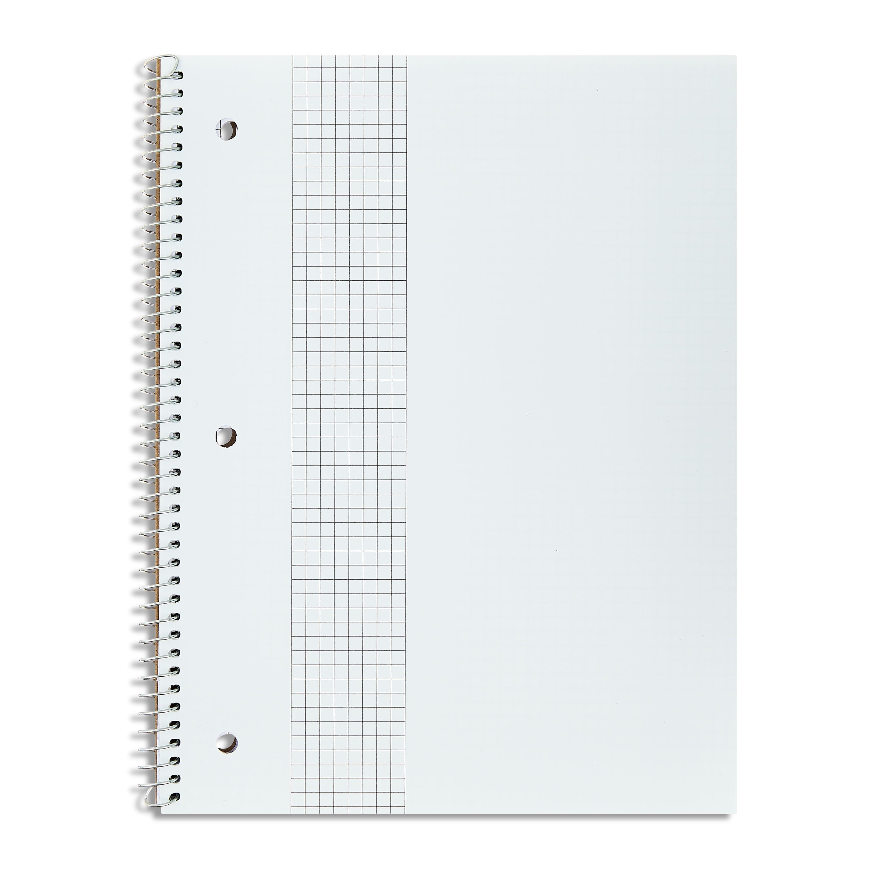 Pen+Gear 1 Subject Notebook, Grid Ruled, 8.5"x 10.5", Poly Cover, 80 Sheets - Image 2