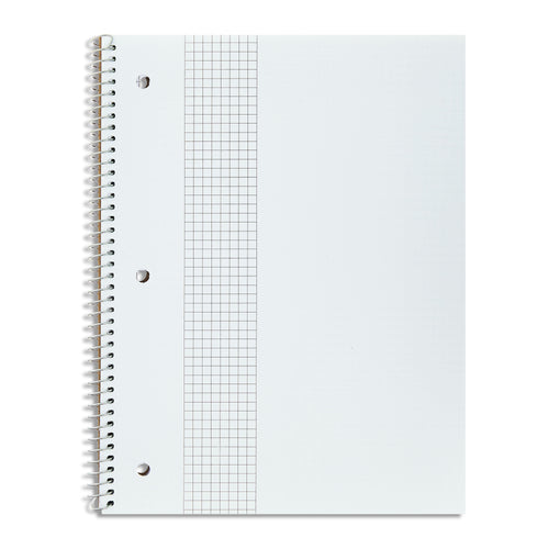 Pen+Gear 1 Subject Notebook, Grid Ruled, 8.5"x 10.5", Poly Cover, 80 Sheets - Image 2