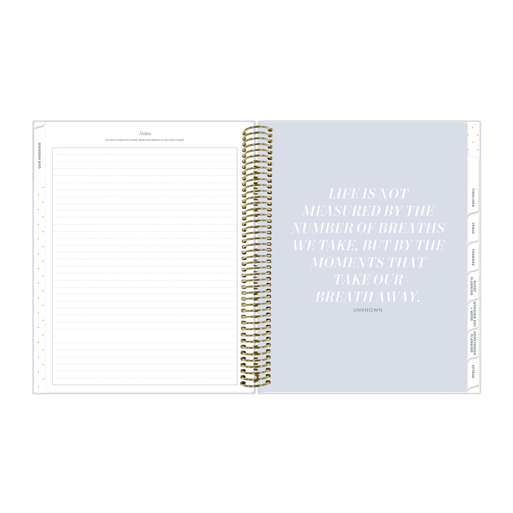 Wedding Non-Dated Planner, 8.5" x 11", Love Air - Image 6