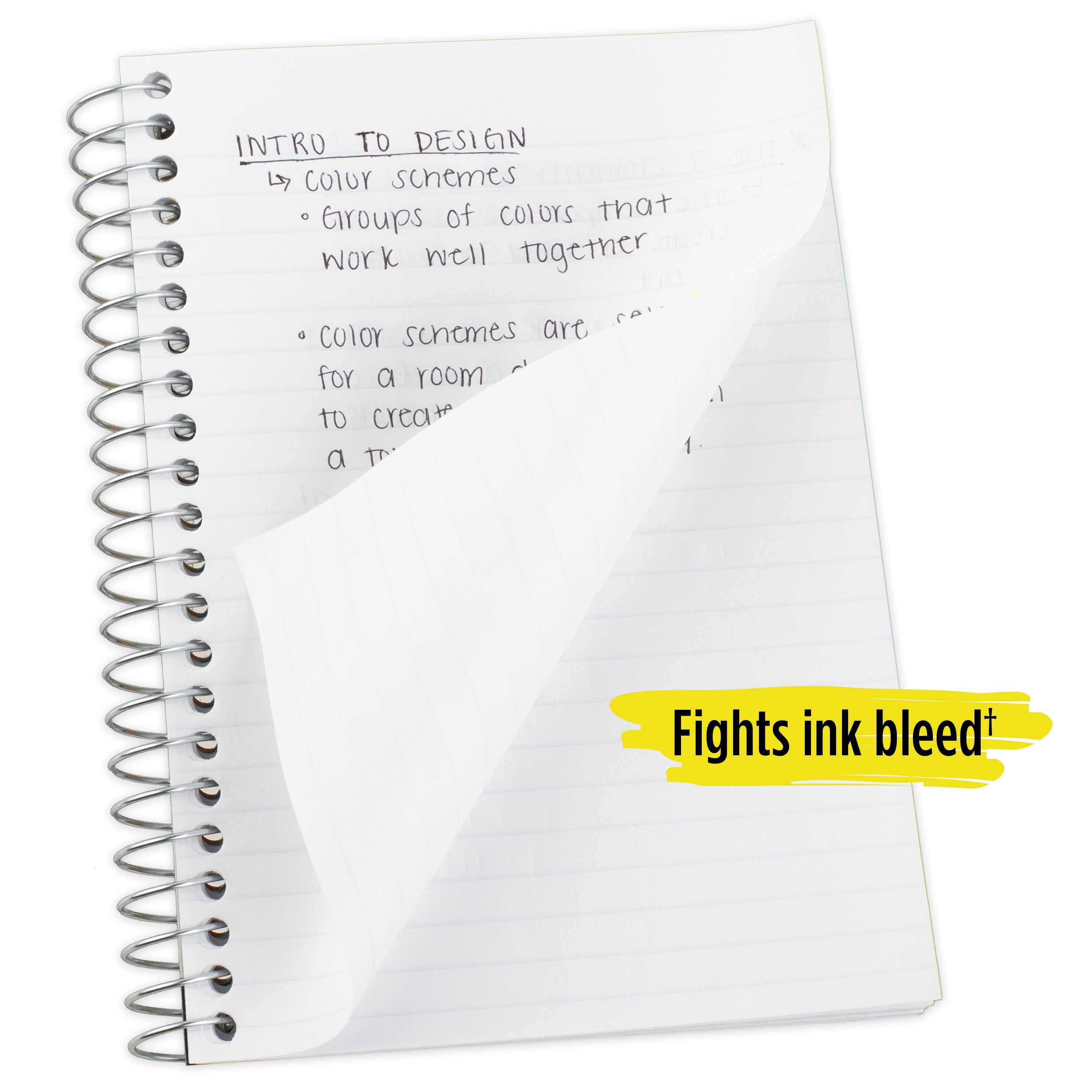 Spiral Notebook, College Ruled, 7" x 4 3/8", Seaglass - Image 6