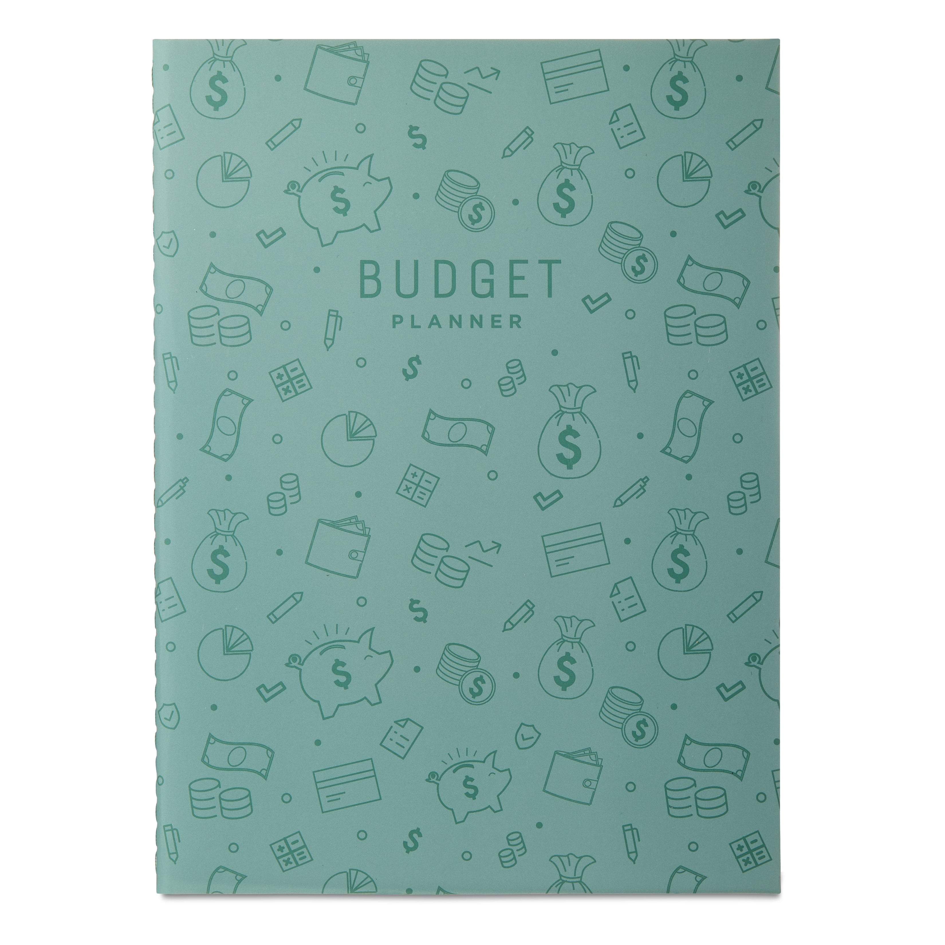 Pen + Gear Monthly Small (5.5" x 7.5") Green, 12 Month Budget Planner - Image 2