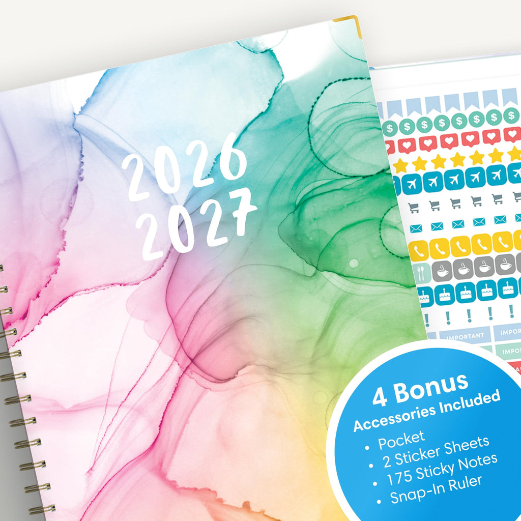 Blue Sky 15 Month 2026-2027 Weekly and Monthly Academic Year Planner Calendar, April 2026 - June 2027, 8.5" x 11", Hard Cover, Storage Pocke - Image 6