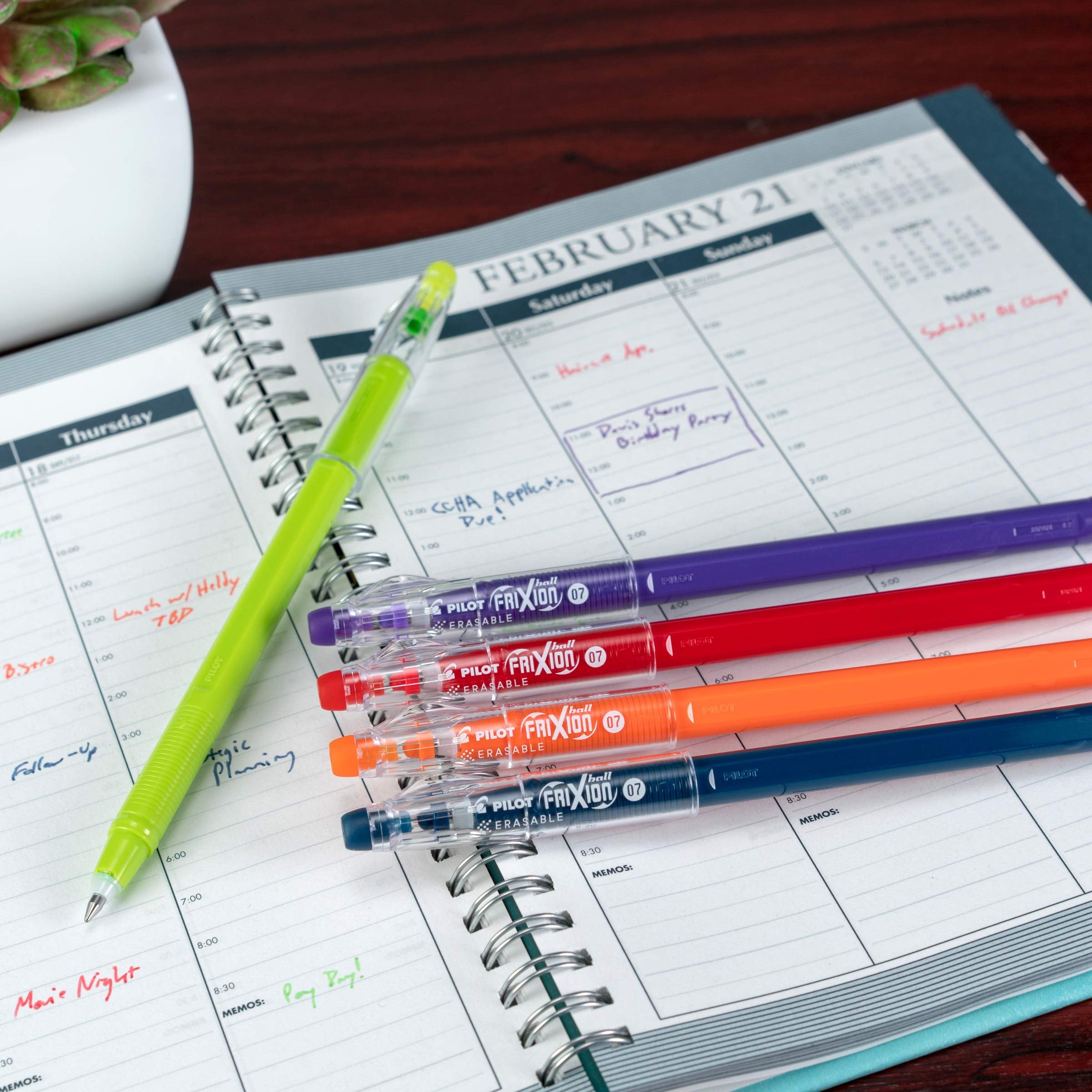 Pilot Frixion Colorsticks Erasable Gel Pens, Fine Point, Assorted Ink Colors, 36 Count - Image 5