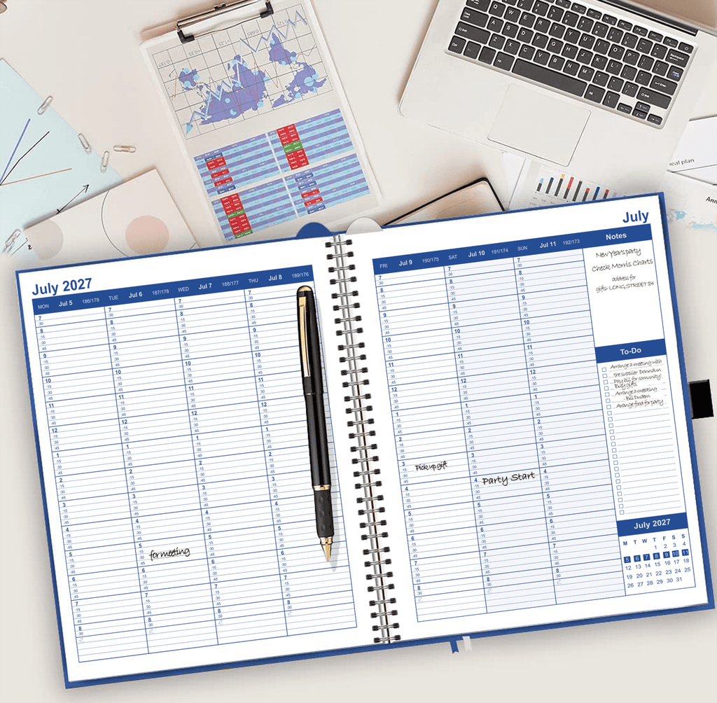Hourly Planner 2026-2027, January 2026 - July 2027, Weekly Appointment Book, Daily Scheduling Calendar, Medical, Busi... - Image 4