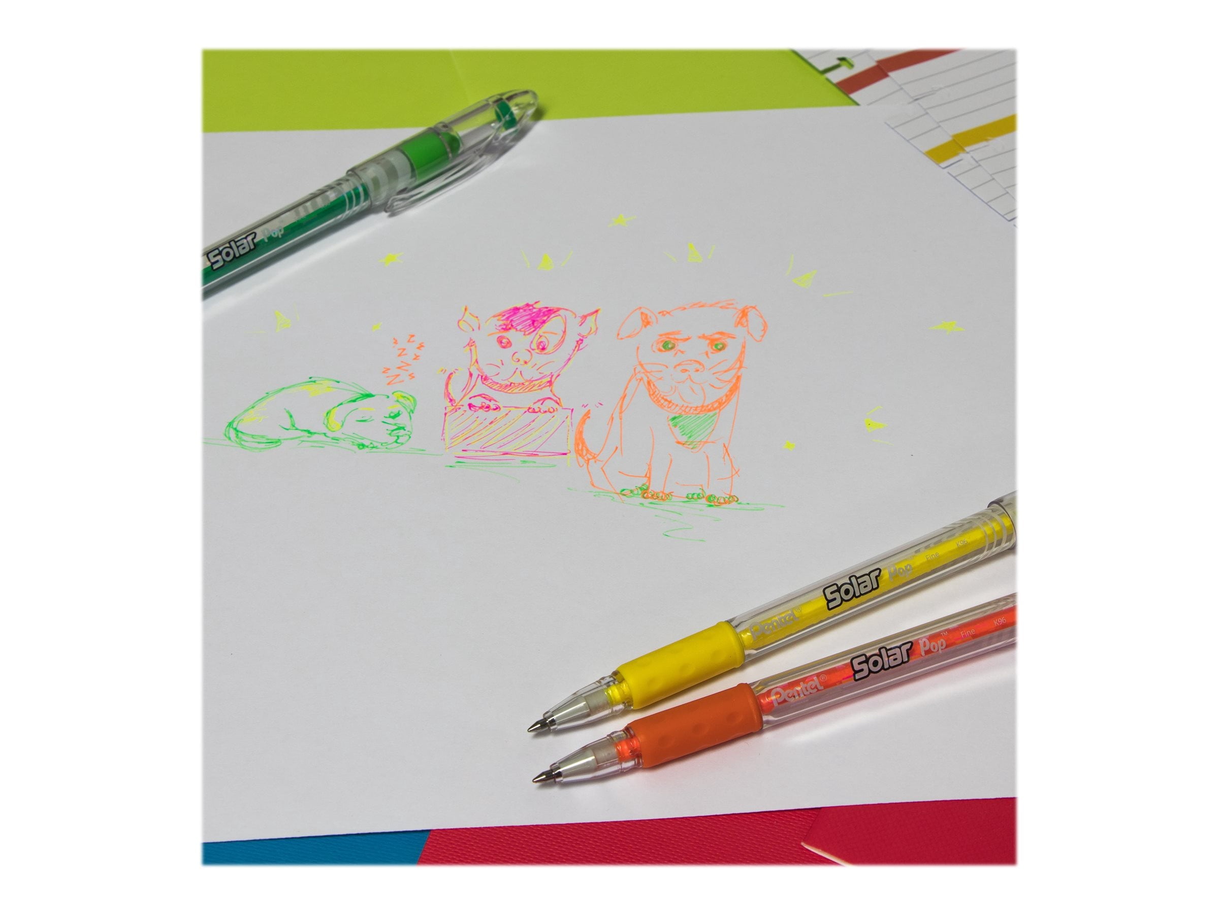 Milky Pop Pastel Gel Pen Set, 4-Colors - Image 3