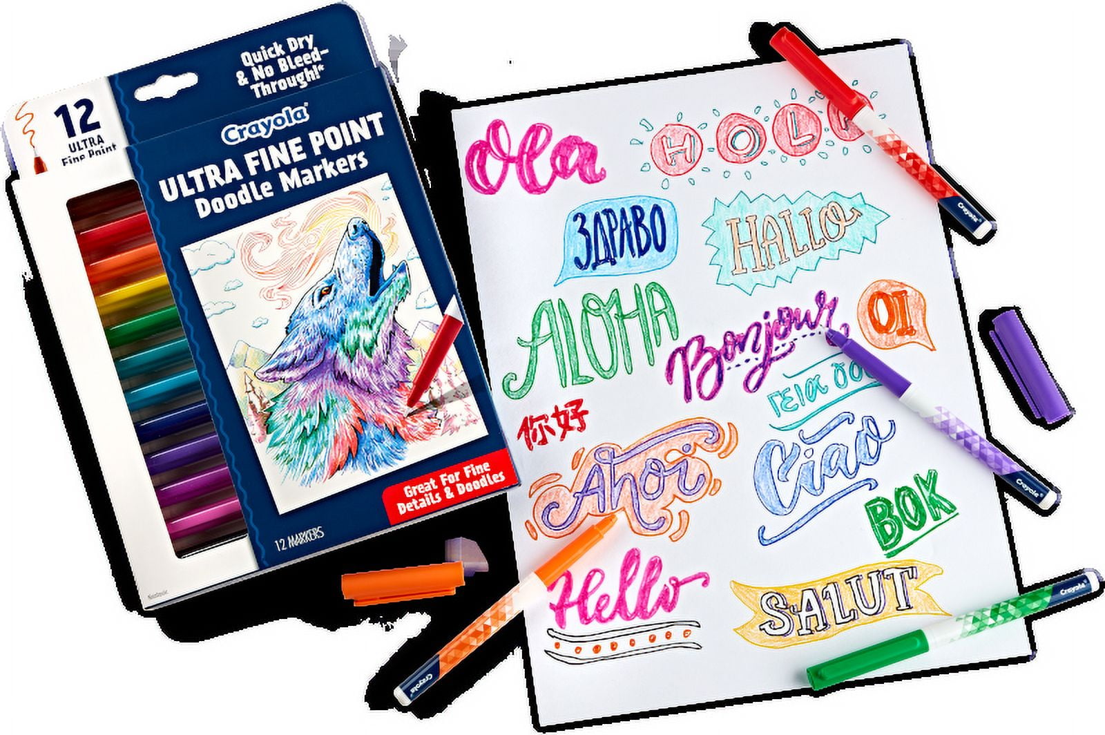 Ultra Fine Point Markers, Art Markers, Gifts for Teens, 12 ct - Image 5