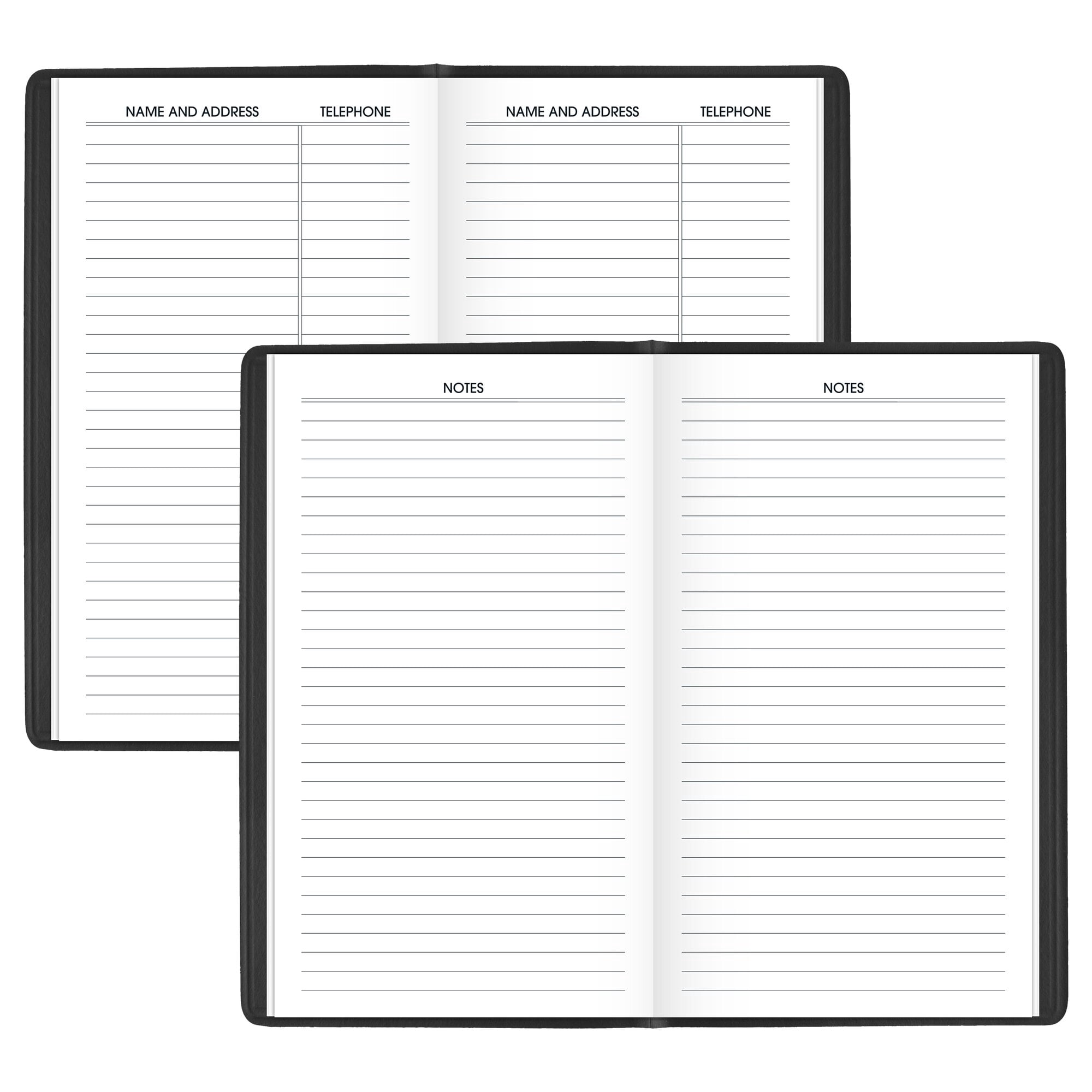 2027-2028 Two Year Monthly Planner Black Pocket 3 12 x 6 - Monthly - Image 5