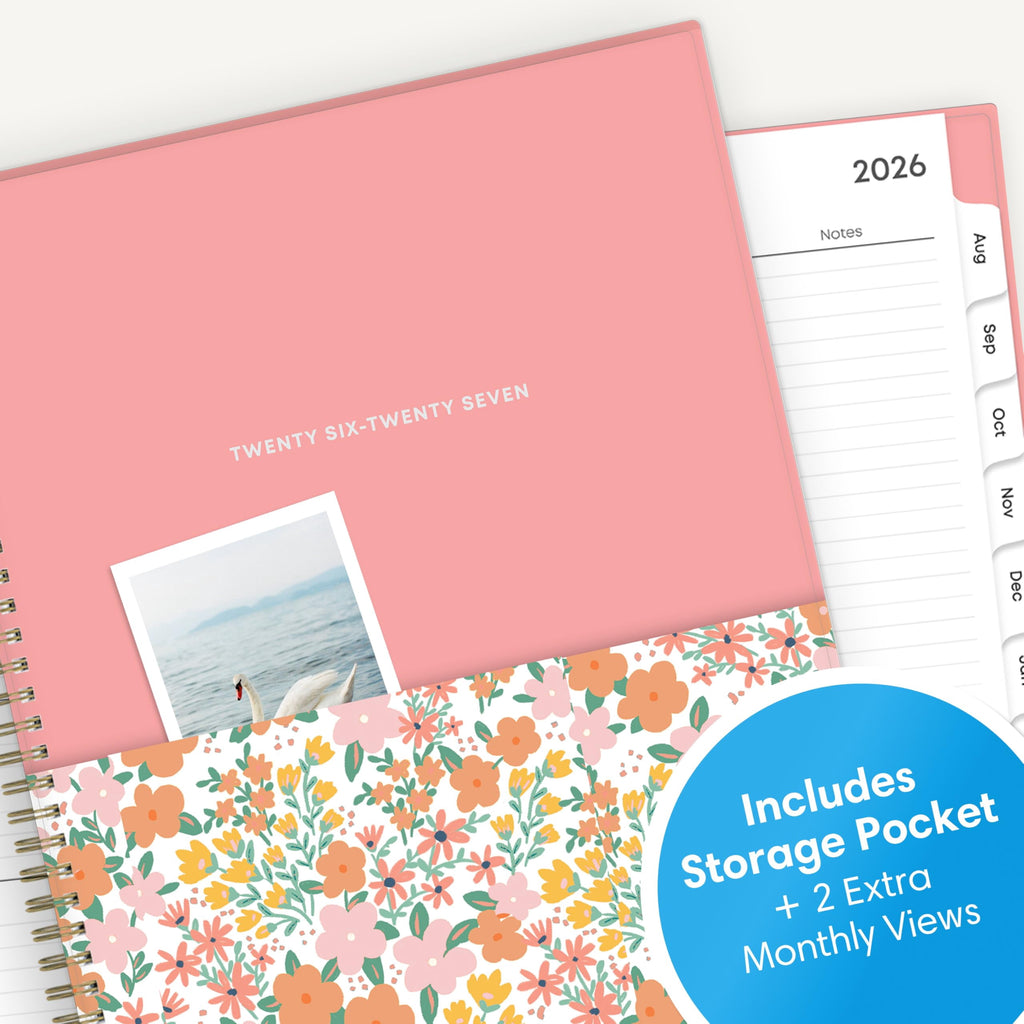 2026-2027 Weekly and Monthly Academic Year Planner Calendar, July 2026 - June 2027, 8.5" x 11", Flexible Cover With P... - Image 6