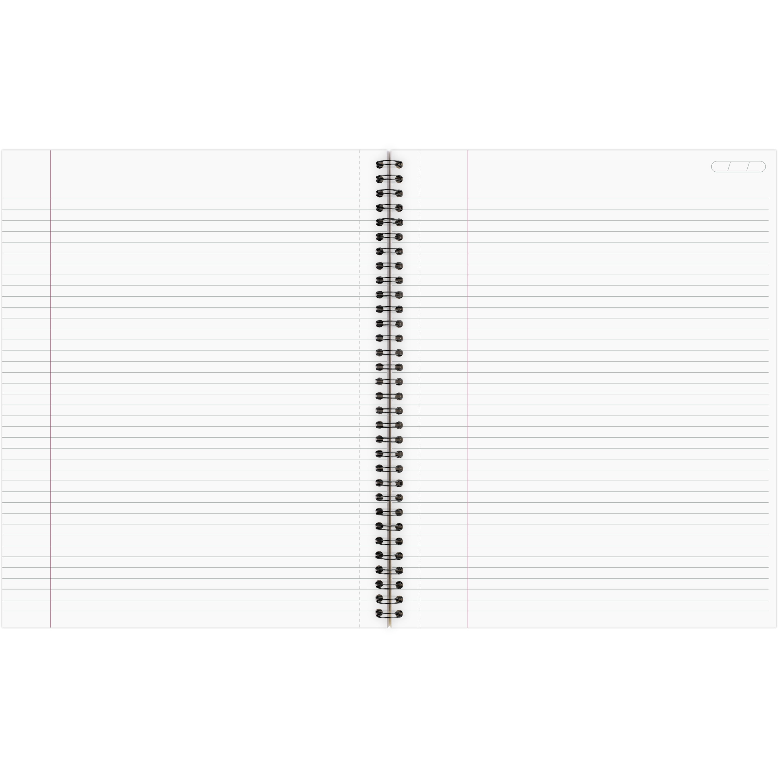 Legal Ruled Business Notebook, 9" x 11", Blue, 80 Sheets - Image 2