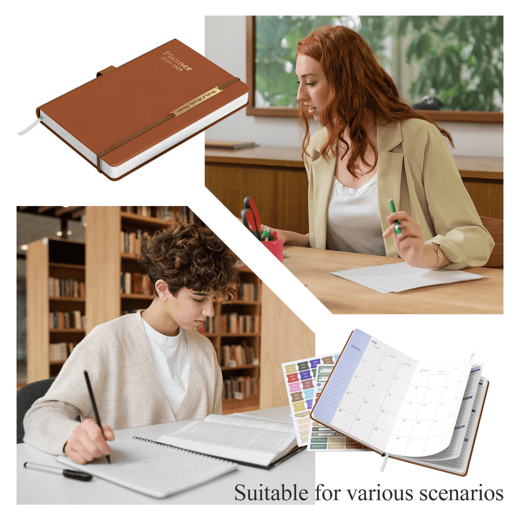 2025-2026 Planner - Academic Weekly & Monthly Planner 2025-2026 with Monthly Tabs,5.7" x 8", Jul. 2025 - Dec. 2026, Daily Planner with Pen H - Image 4