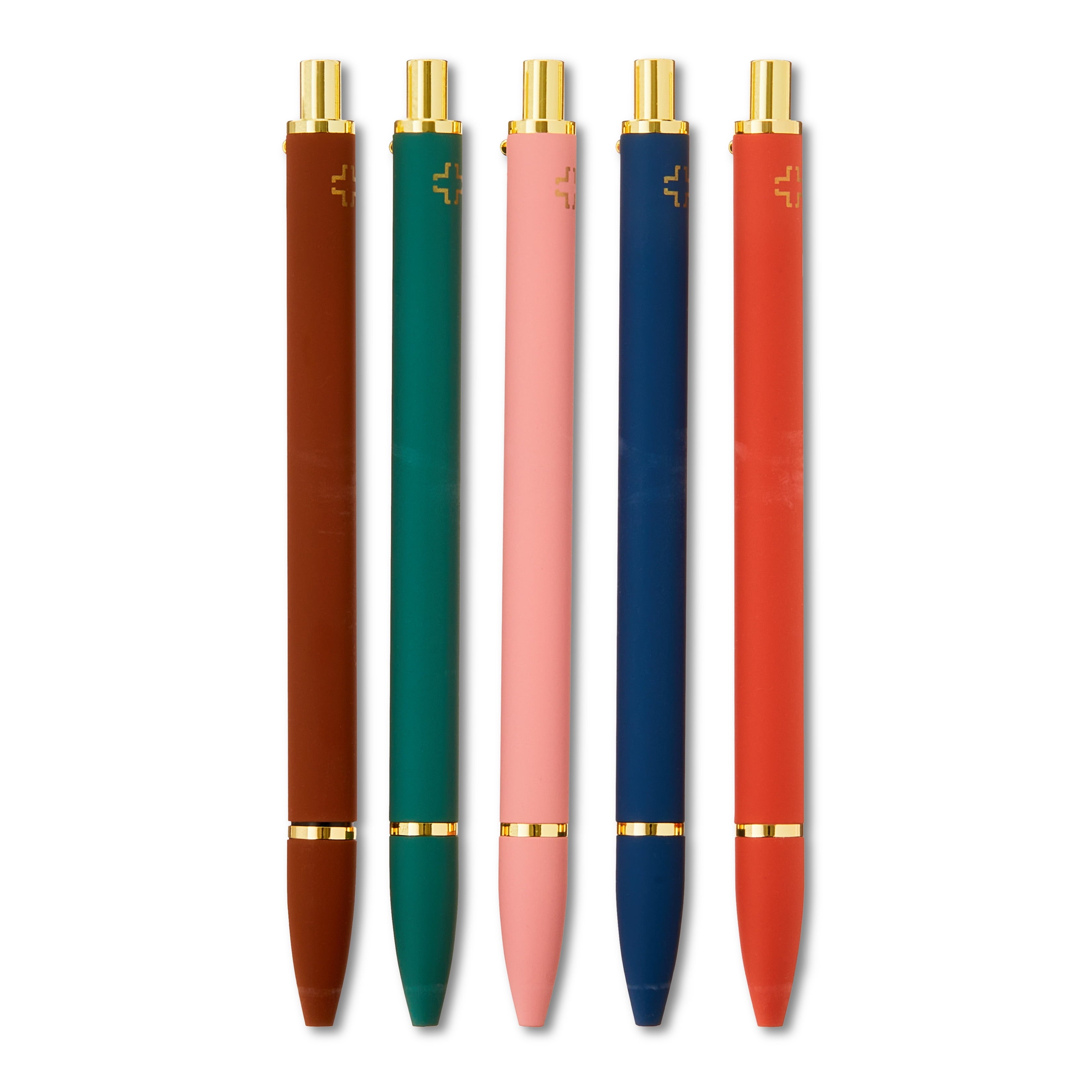Pen+Gear Retractable Gel Pens, Medium Point, 0.7 mm, Black Ink, 5 Count - Image 2