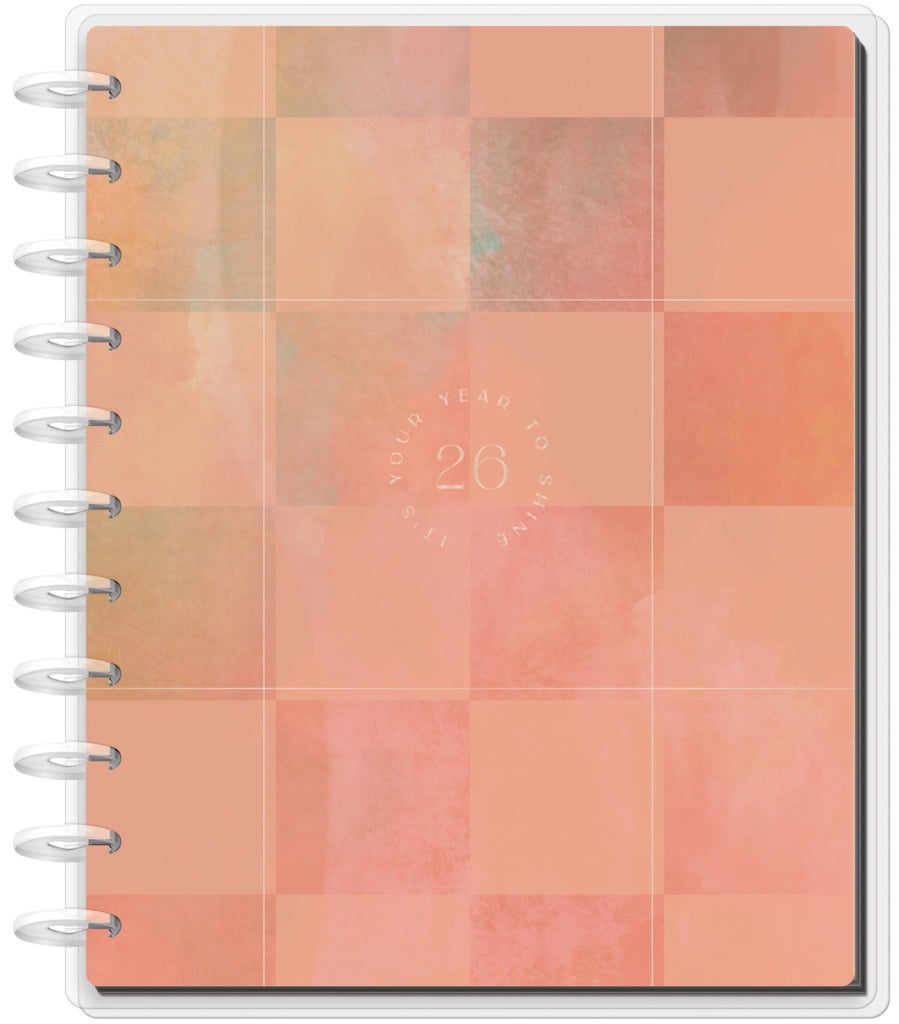 Big 12 Month Disc Bound Dated Planner-Textured Canvas Budget Jan '26 - Dec '26 - Image 2