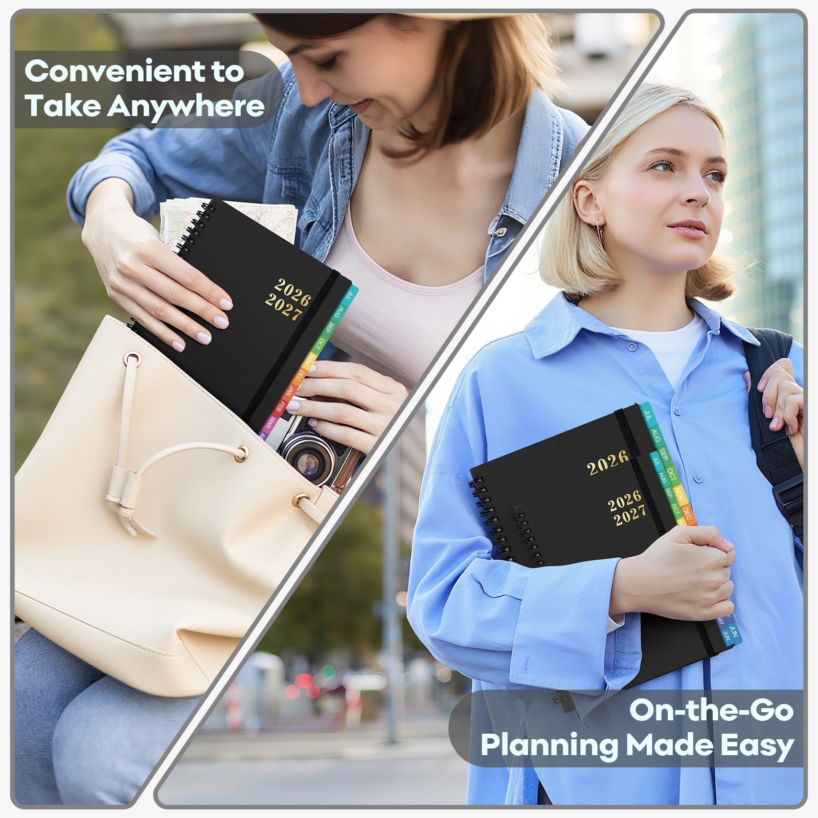 Planner 2026 2027, Small Planner 2026-2027 Weekly and Monthly, Jul.26 - Jun.27 Academic Planner 5.8 x 8.3in with Inne... - Image 2