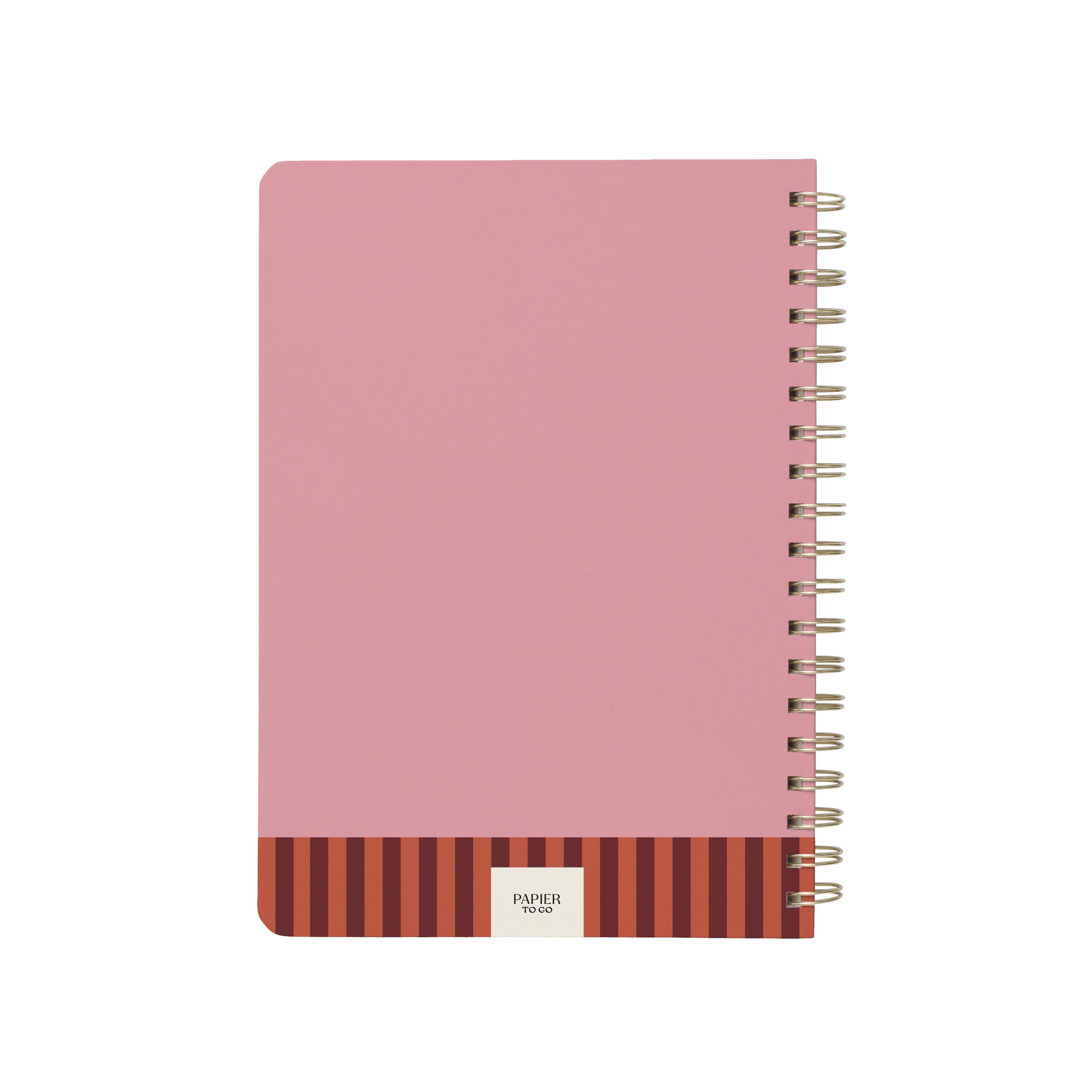 Papier To Go Lined Notebook, Spiral B5, Essential Notes, Pink - Image 2