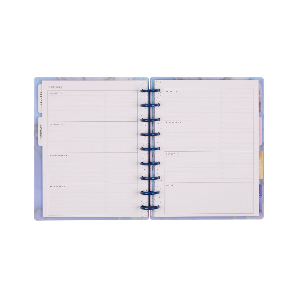 Monthly Weekly Classic PlannerJan- December 2026 Ethereal Elements, 2 Sticker Sheets Included, Disc Bound - Image 4
