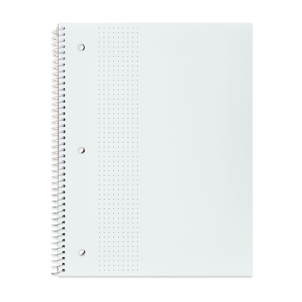(4 pack) Pen+Gear 1 Subject Notebook, Dot Ruled, 8.5"x 10.5", Poly Cover, 80 Sheets - Image 3