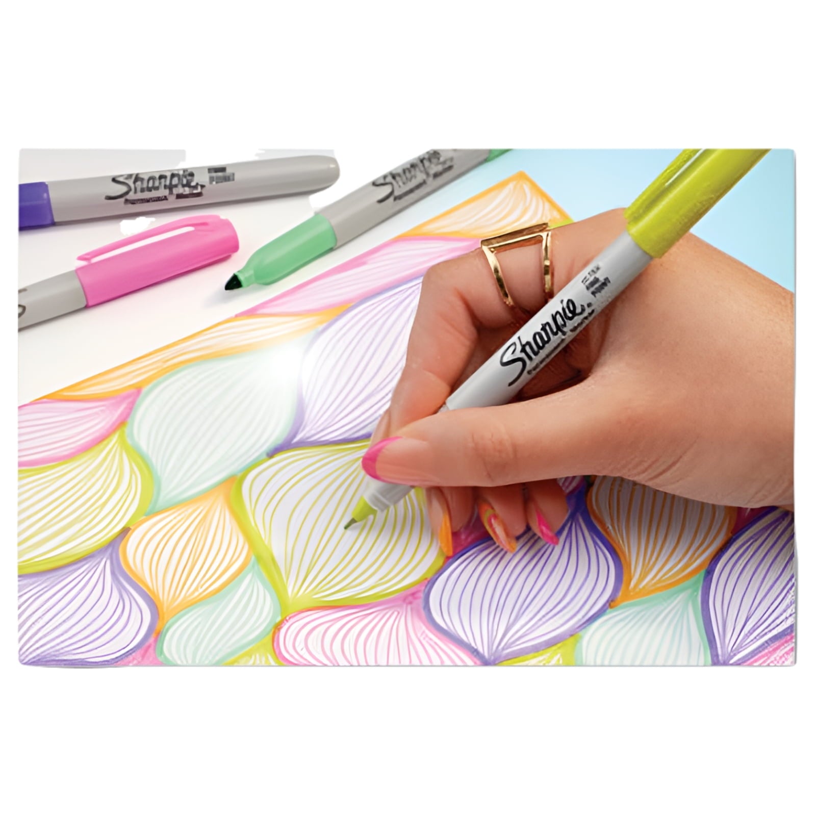 Ultra Fine Tip Permanent Marker Glam Pop Assortment 24/Pack 1949558 - Image 2