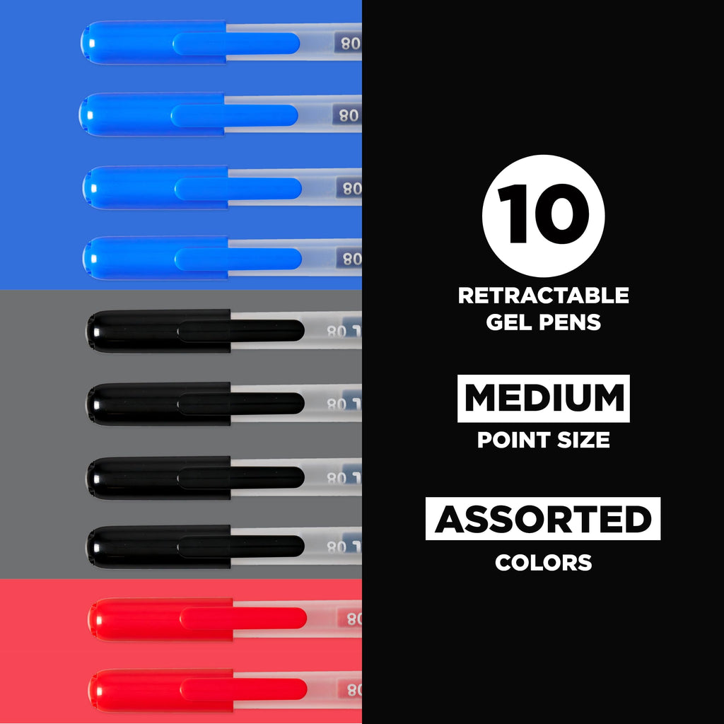 Sakura Gelly Roll Retractable Gel Pens Colored - Classic Color Set - Medium Point Ink Pen for Journaling, Art, or Drawing - Colored Gel Pens - Image 2