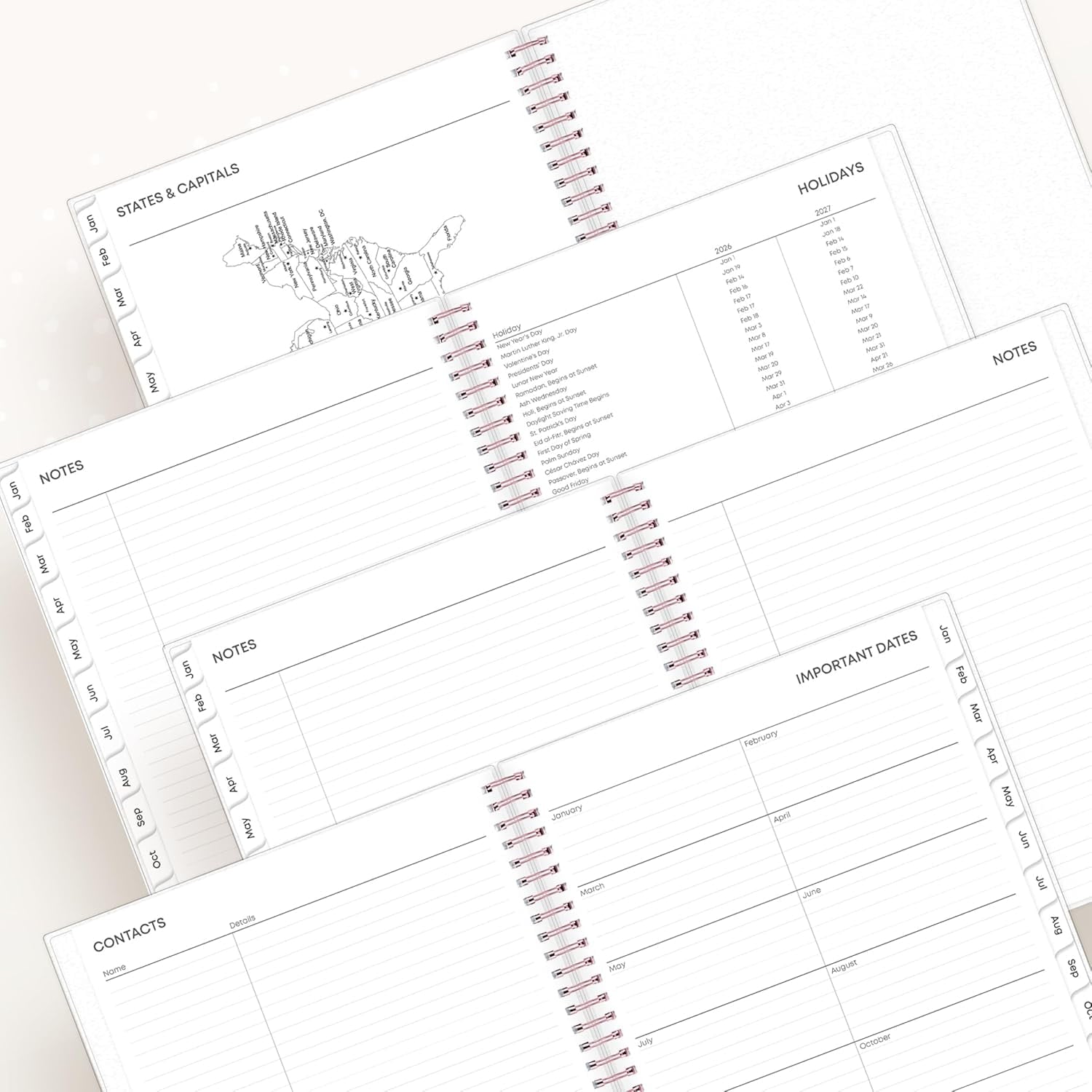 2026 Monthly Planner, 8" x 10", Joselyn, January To December, 110395 - Image 4