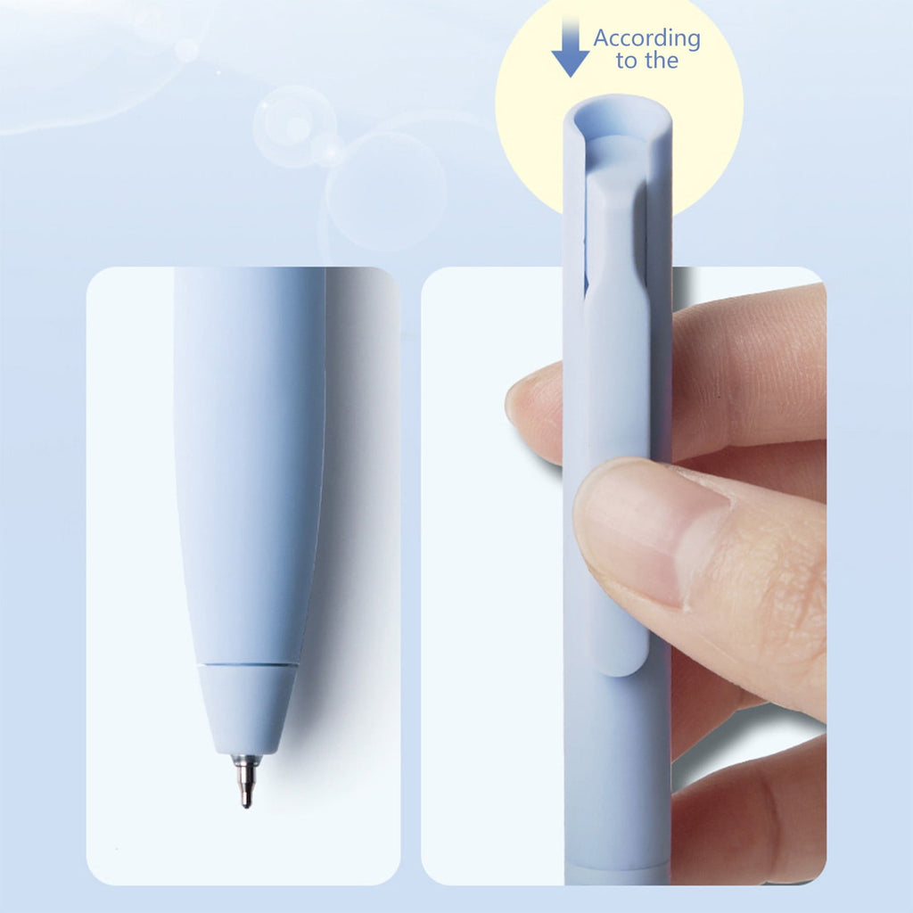 6 PCS Gel Pens Colored Ink,Retractable pointed 0. Quick Drying Aesthetic Pen for Writing, Journaling, Note-Taking,Gif... - Image 6