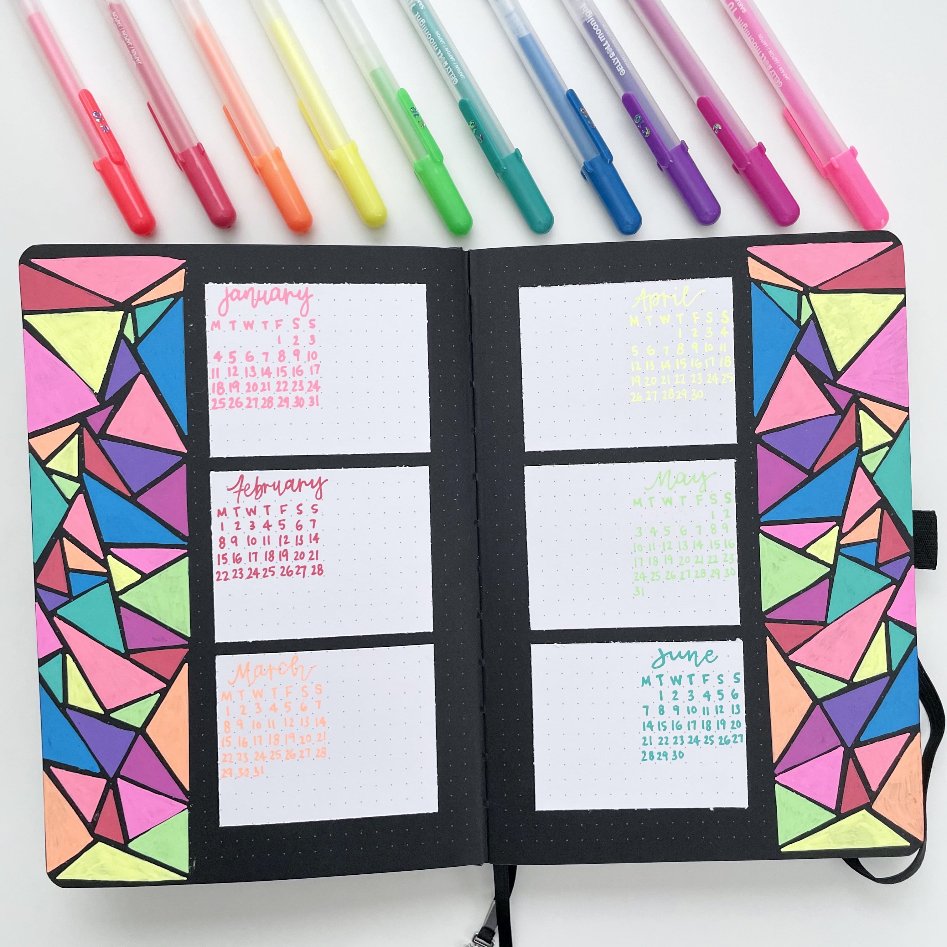 Sakura Gelly Roll Moonlight Pen Set, Fine, 10-Colors - Image 5