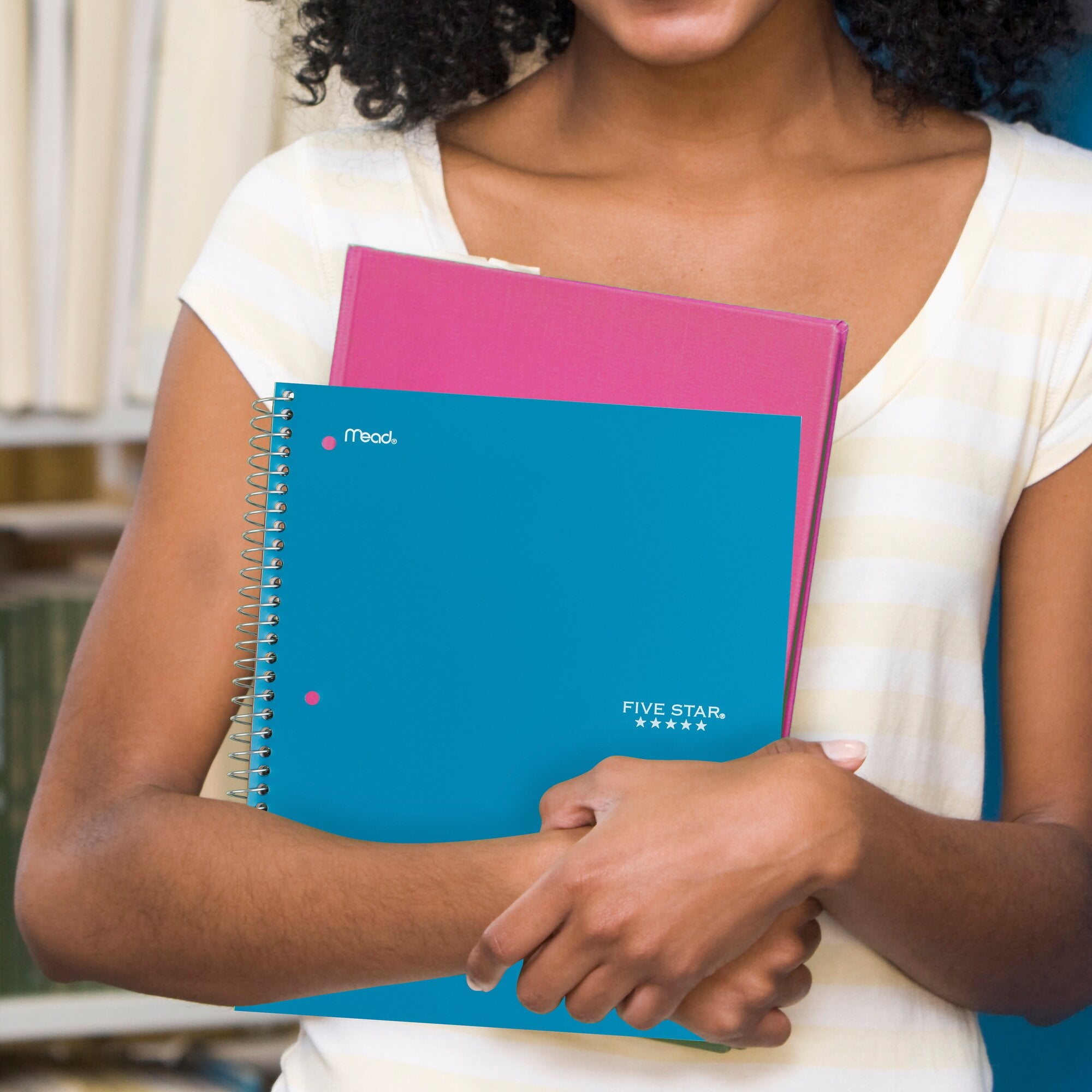 Spiral Notebook + Study App, 1 Subject, Wide Ruled, 8" x 10.5", 4 Pack - Image 5