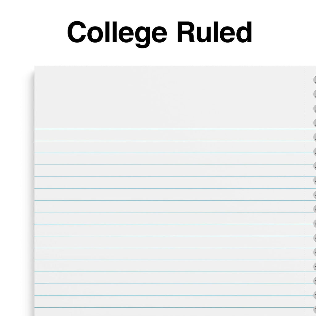Premium 1-Subject Notebook 5.875" x 9" College Ruled 100 Sheets Brown 3/Pack - Image 3