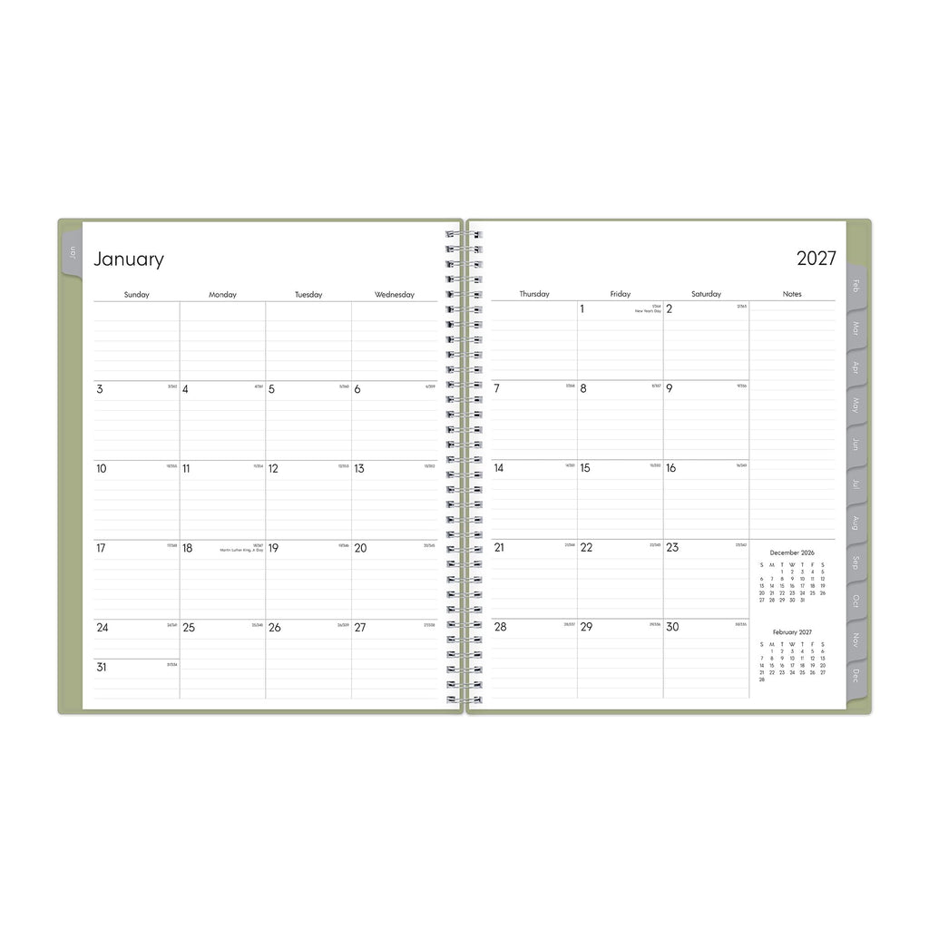 2027 Weekly and Monthly Planner Calendar, Includes January 2027 - December 2027, 8.5" x 11", Flexible Cover, Wireboun... - Image 3