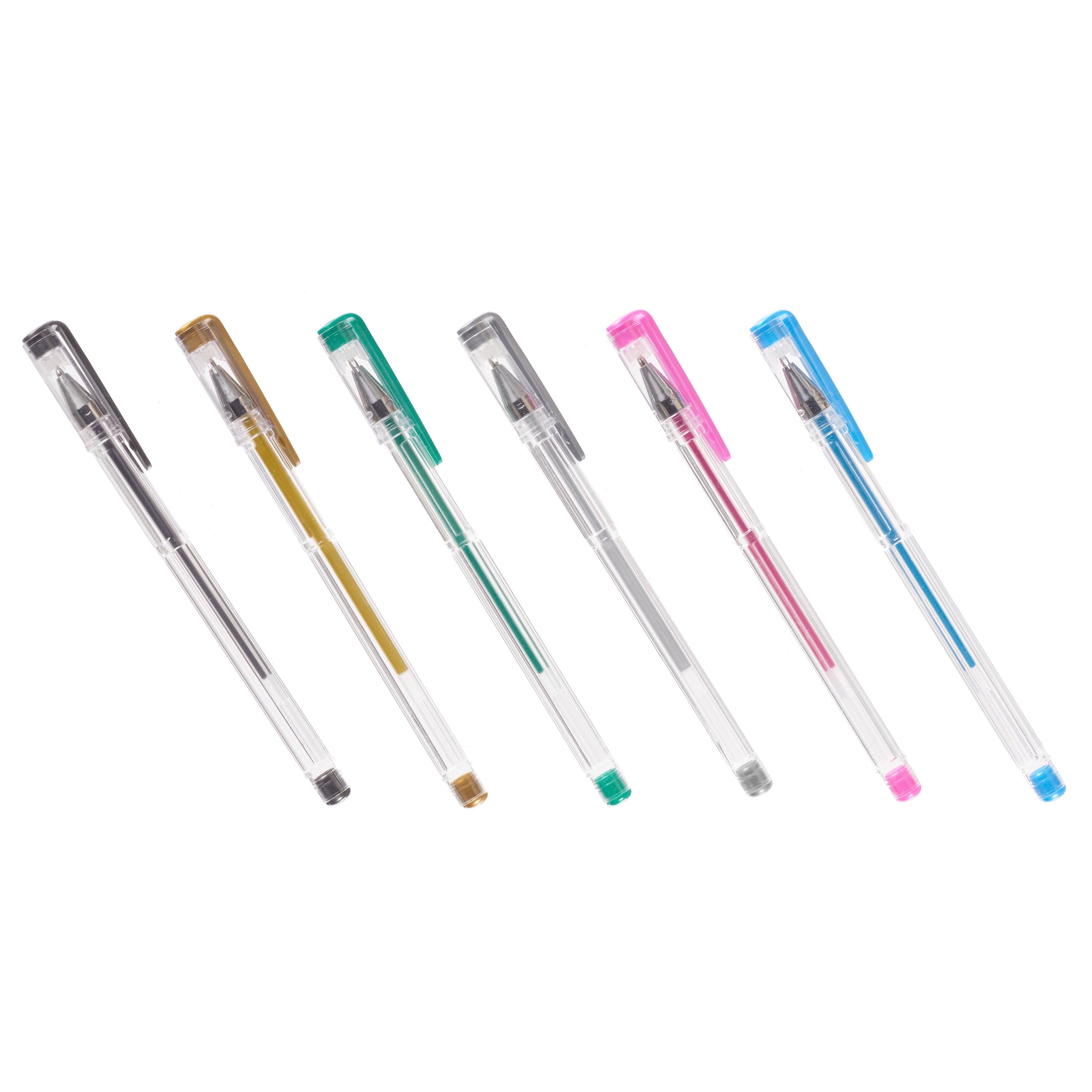 Hello Hobby Multicolor Gel Pen Metallic Set, 6 Pieces - Image 5