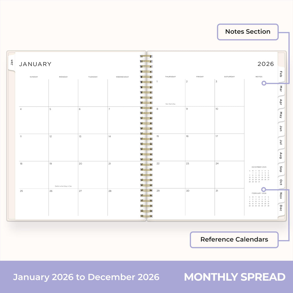 Ashley G 2026 Weekly and Monthly Planner Calendar, January 2026 - December 2026, 8.5" x 11", Flexible Cover, Wireboun... - Image 4
