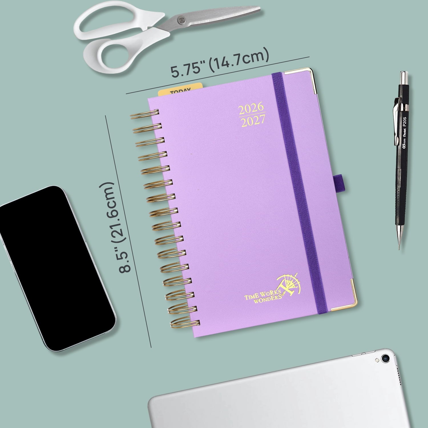 2026-2027 Daily Planner, 5.75" x 8.5", (Jul.26-Jun.27) Academic Calendar Book with One Page Per Day Planner, Spiral H... - Image 2