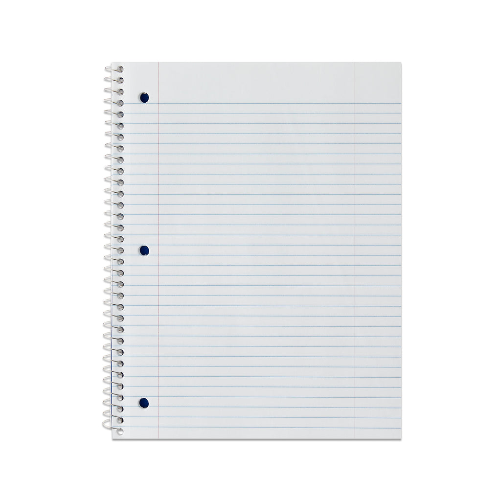 1-Subject Notebook, College Ruled, Blue, 70 Sheets - Image 2