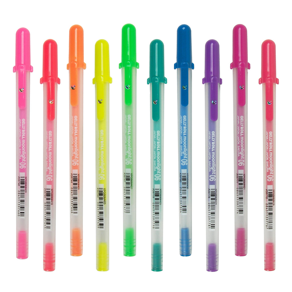 Sakura Gelly Roll Moonlight Pen Set, Fine, 10-Colors - Image 2