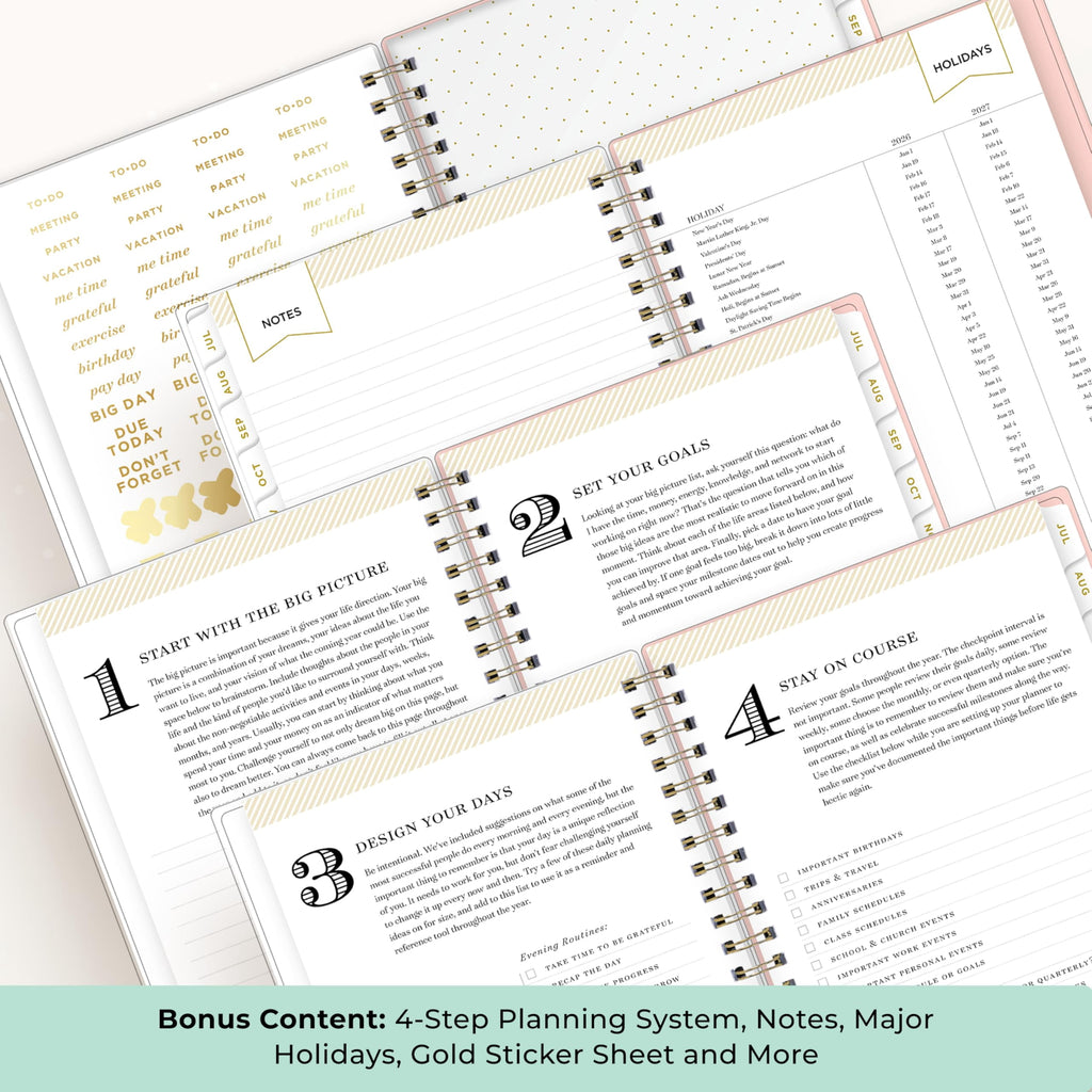 2026-2027 Weekly and Monthly Academic Year Planner Calendar, July 2026 - June 2027, 5" x 8", Flexible Cover, Wireboun... - Image 5