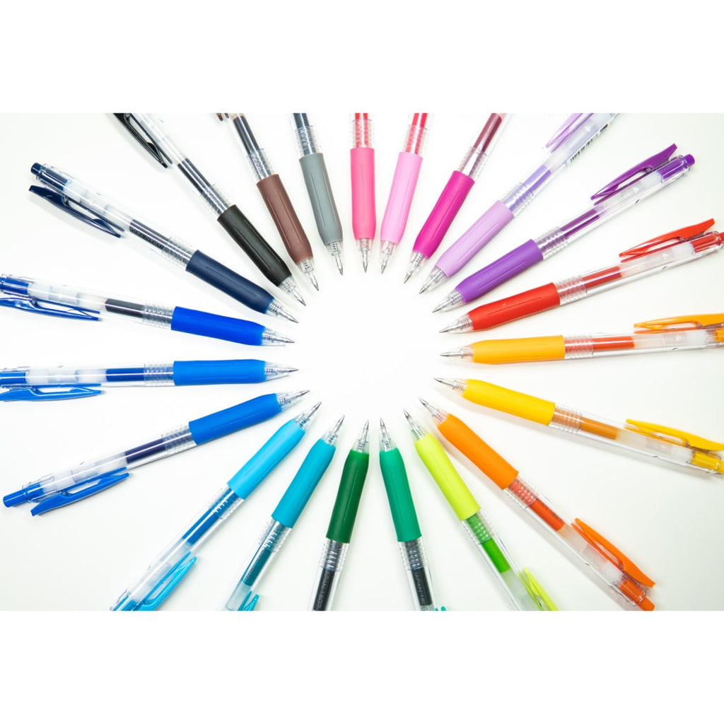Clip Retractable Gel Ink Pens, Fine Point 0.5mm, Assorted colors, 20-Pack - Image 2
