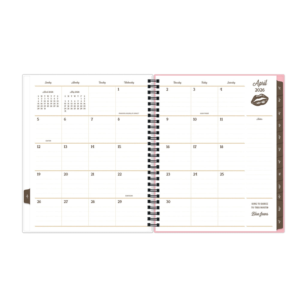 for Monthly Weekly Planner, 7" x 9", Lips Service 15-Month (April 2026 - June 2027) - Image 5