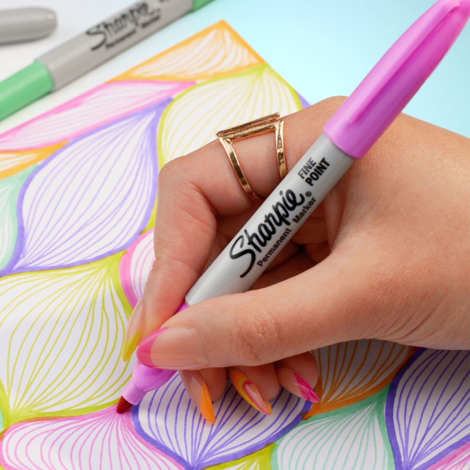 Glam Pop Permanent Markers, Fine Point, 12 Count - Image 3