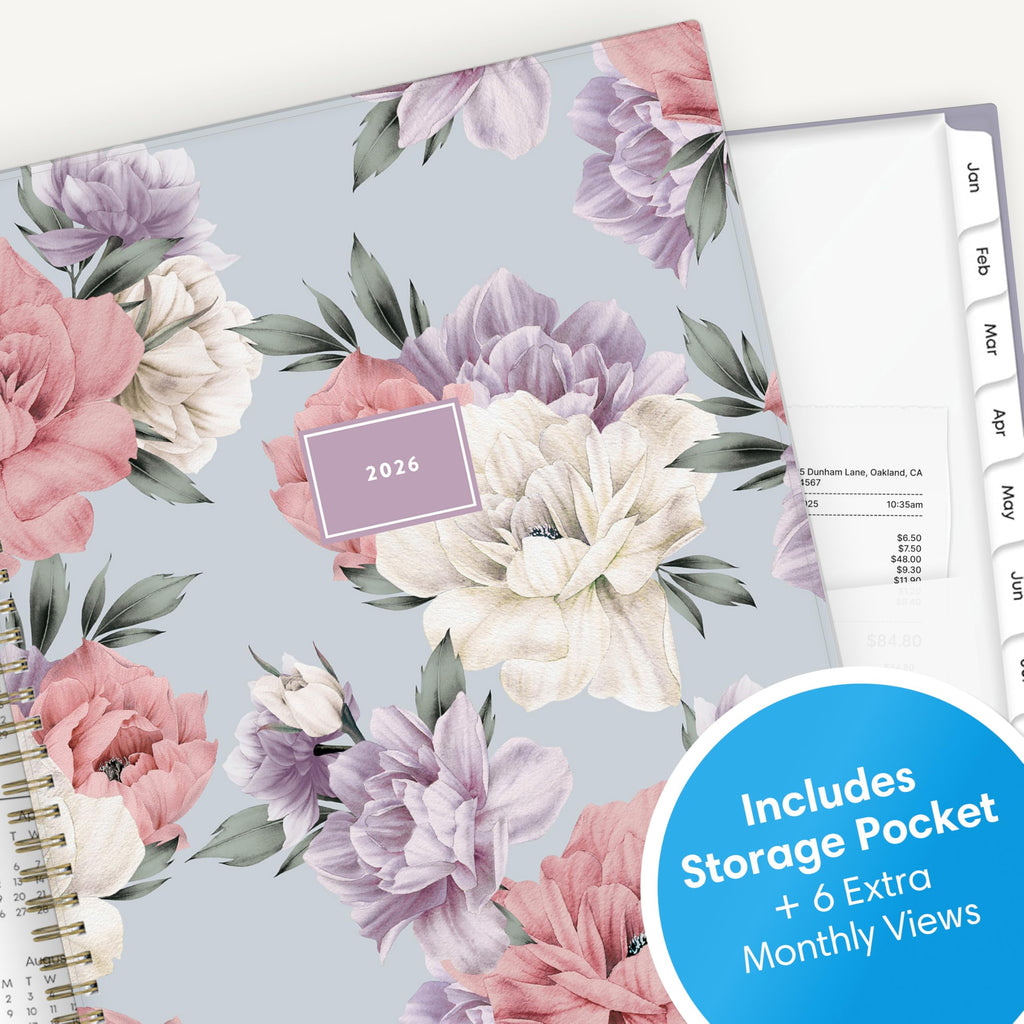 2026 Weekly and Monthly Planner Calendar, January 2026 - December 2026, 8.5" x 11", Flexible Cover, Laminated Tabs, D... - Image 5