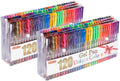 240 Pack Gel Pens, 2 Sets of 120 Colors Gel Pens for Adults Coloring Books Drawing Doodling Crafts Scrapbooking Journ...