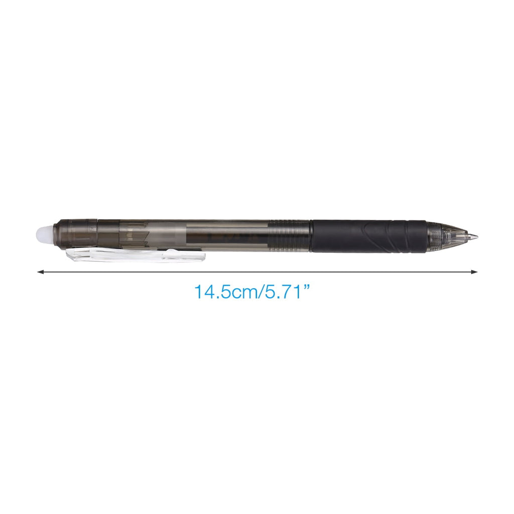 12 Gel Pens, Fine Point, 0.7 mm Retractable Clicker Pens,Black - Image 4