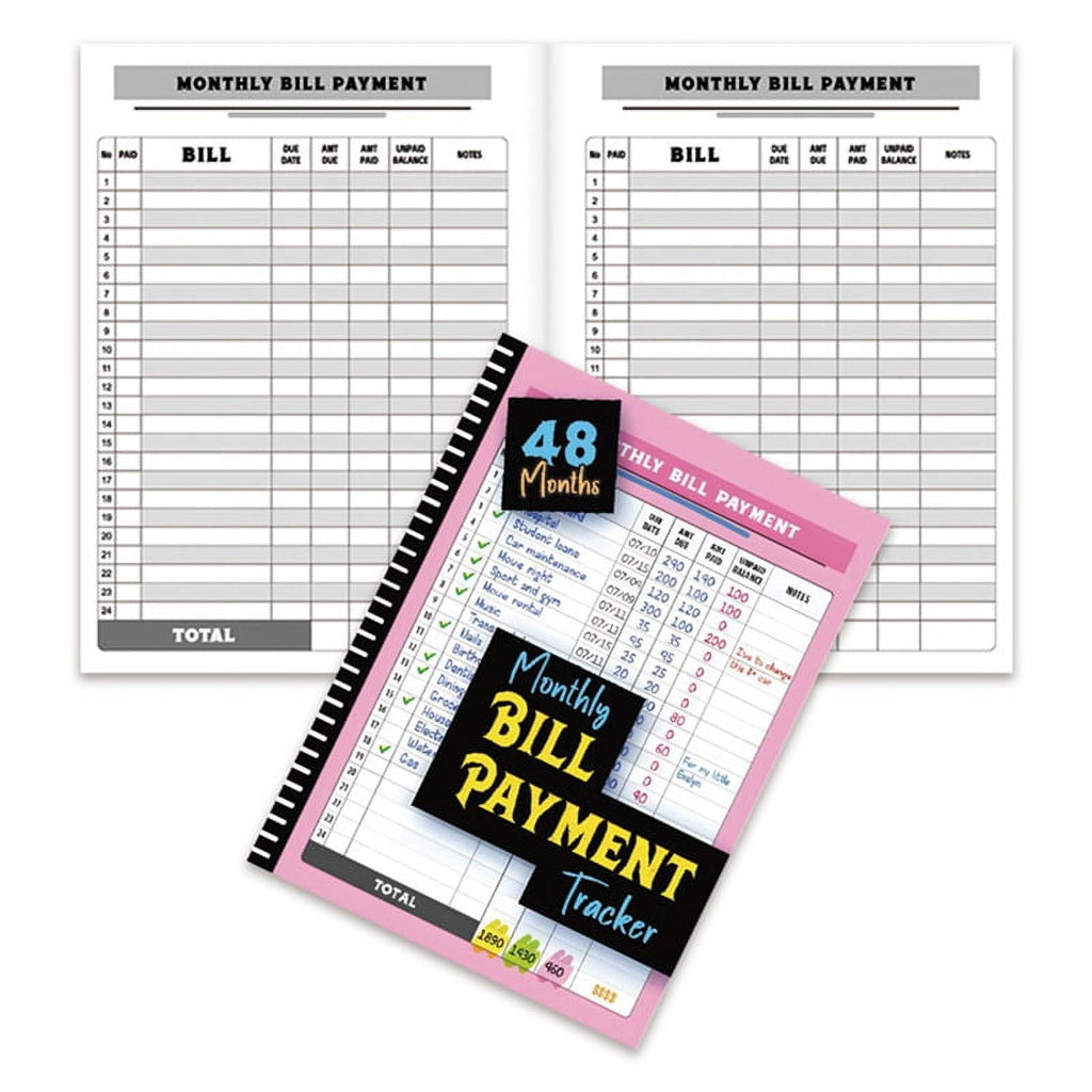 Monthly Bill Payment Tracker 48 Months Expense and Bill Tracker with Calendar & Debt Payoff Planner - Image 5