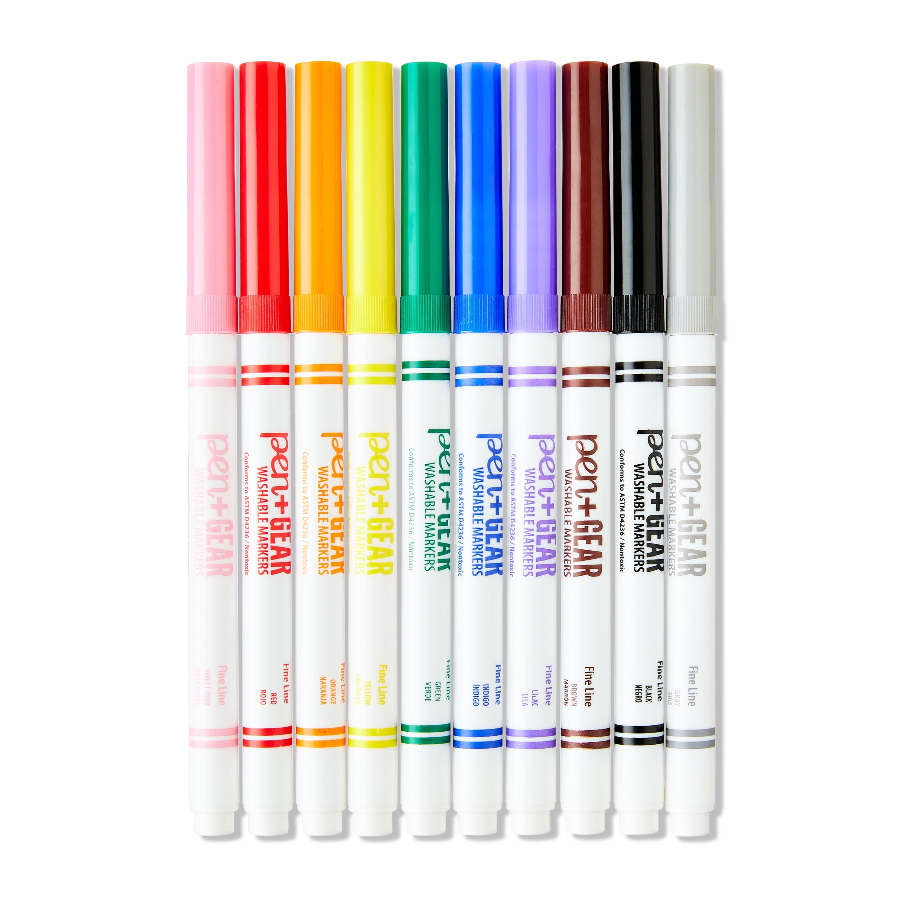 Fine Line Classic Markers, Assorted Colors, 10 Count - Image 3
